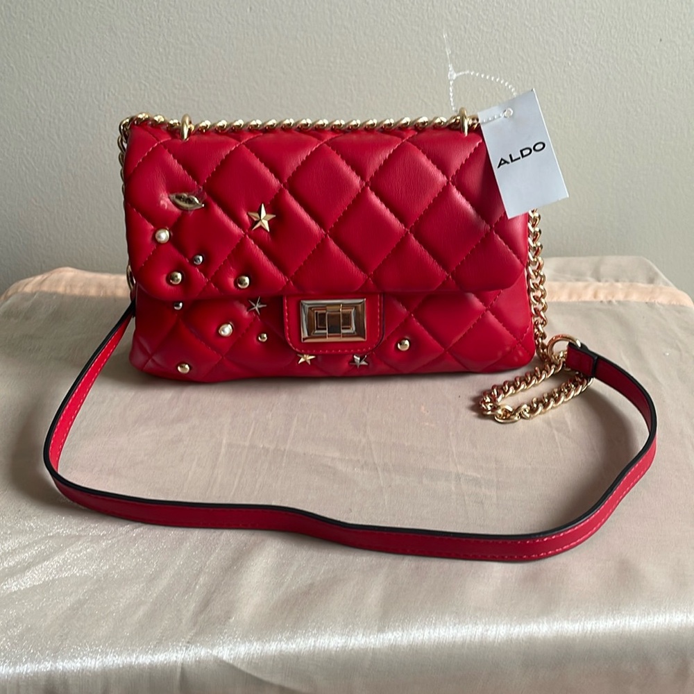 NWT Red Aldo purse!